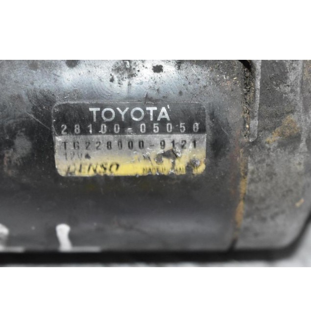 Μίζα Toyota Hilux 2.4 2L 1990-1998 28100-05050 12V (10 Δόντια) (Γνήσια)