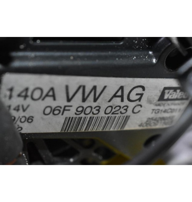 Δυναμό Volkswagen Golf 140A 14V 2004-2010 06F903023C (Touran / Caddy / Transporter / Tiguan) (Seat Leon Altea - Skoda Octavia - Audi A3)