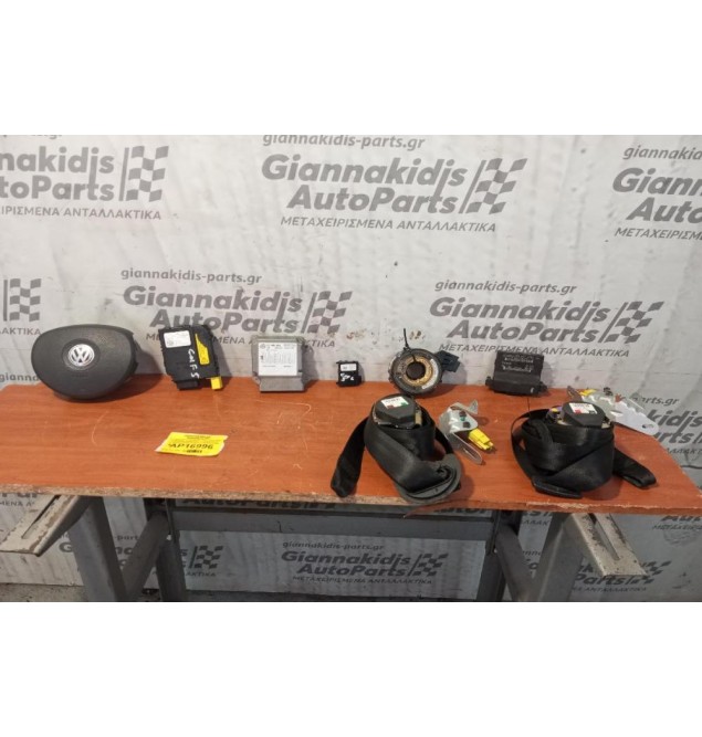 Σετ Αερόσακοι Volkswagen Golf V 3 ΘΥΡΟ 2004-2008 1K0909605A 1K0907503C 1K0880201N1BZ 1K0959653 1K0953549 602213500 602213900