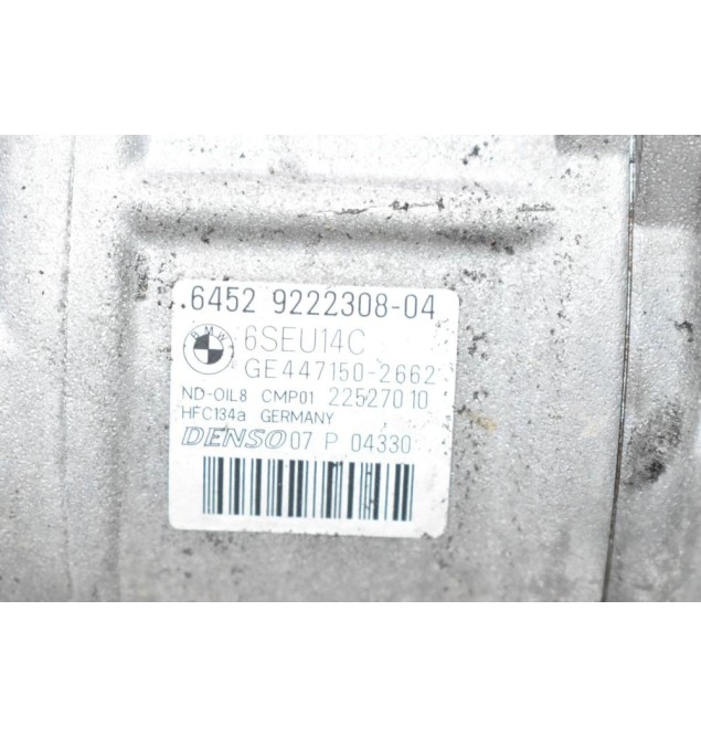 Κομπρεσέρ Aircondition - A/C Bmw 316 318 - 118 116 N13B16A 2012-2018 DENSO 9222308-04 GE447150-2662