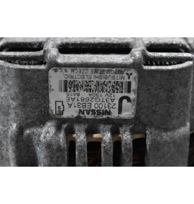 Δυναμό Nissan Navara D40 - Cabstar 2.5 DCI YD25 2005-2010 23100-ΕΒ31Α A3TG2681AE 130A