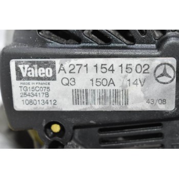 Δυναμό Mercedes-Benz C Class W204 271950 14V 150A 2004-2012 VALEO A2711541502 (Sprinter 271951)