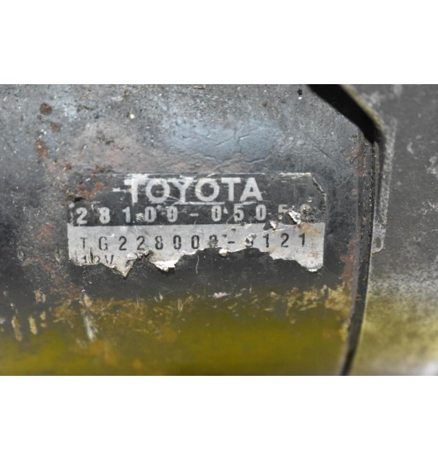 Μίζα Toyota Hilux 2.4 2L 1990-1998 28100-05050 12V (10 Δόντια) (ΓΝΉΣΙΑ)
