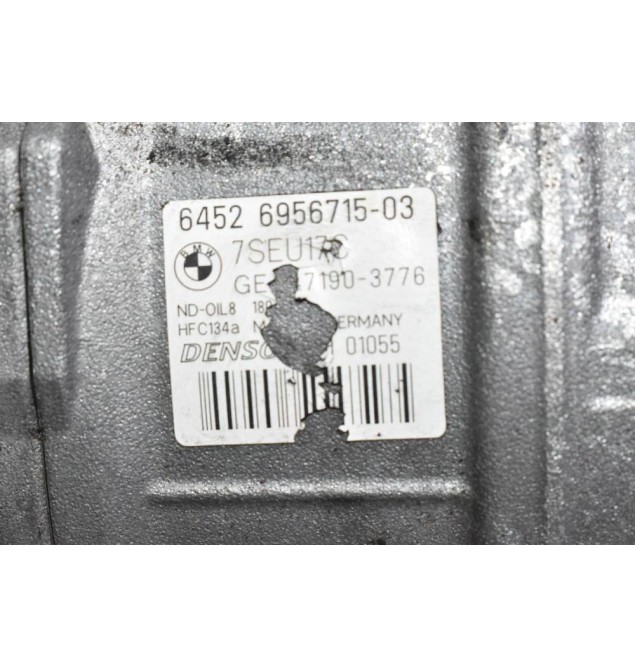Κομπρεσέρ Aircondition - A/C Κλιματισμός Bmw E60 530i N52B30A 2005-2015 6452 6956715-03 7SEU17C (Σπάσιμο Στο Φίς)