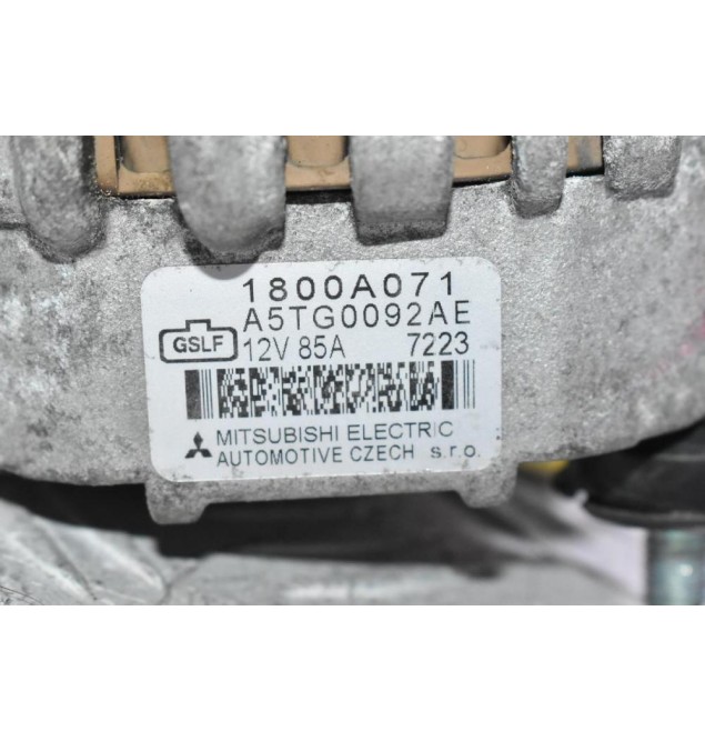 Δυναμός Mitsubishi Colt 1.3 4A90 2004-2012 1800A071 A5TG0092AE 12V 85A (Γνήσιο)