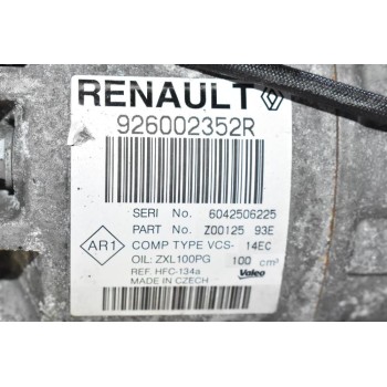 Κομπρεσέρ Aircondition - A/C Κλιματισμός Renault Clio / Kangoo / Captur 1.5 K9K 2002-2010 92600235 (Γνήσιο)