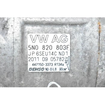 Κομπρεσέρ Aircondition A/C Volkswagen Golf - Tiguan - Passat - Caddy 2.0 TDI CFF 2008-2020 5Q0820803F 447150-3373 (Seat Leon - Skoda - Audi) (Γνήσιο)