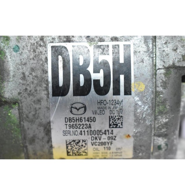 Κομπρεσέρ Aircondition A/C Mazda 2 1.5 P5Z9 Skyactiv 2010-2021 DB5H61450 T965223A