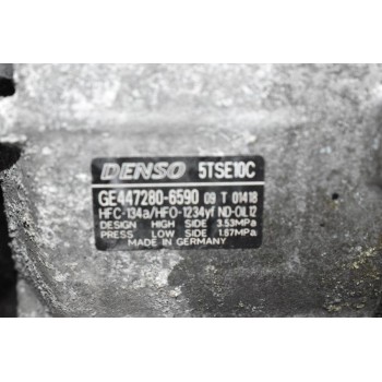 Κομπρεσέρ Aircondition - A/C Toyota Auris - Yaris - Corolla 1ND 1.4D Euro 5 2012-2018 DENSO GE447280-6590