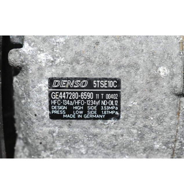 Κομπρεσέρ Aircondition - A/C Toyota Auris - Yaris - Corolla 1ND 1.4D 2012-2018 DENSO GE447280-6590