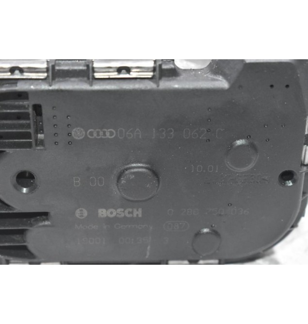 Πεταλούδα Γκαζιού Audi A3 TT 1.8T 20VT 2000-2005 (Γνήσια) 06A133062C 0280750036 (Seat Ibiza Leon Toledo / Skoda Octavia / Volkswagen Golf Bora Beetle)