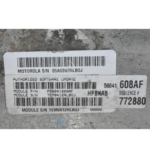 Εγκέφαλος Κινητήρα Jeep Grand Cherokee 3.7 2000-2008 BOSCH P56041608AF (Chrysler - Dodge)