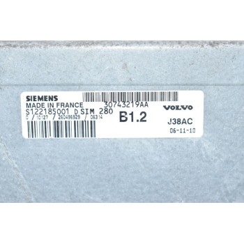 Εγκέφαλος Volvo S40 / V50 / C30 1.6 B4164S3 2005-2012 30743219AA S122185001