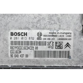 Εγκέφαλος Citroen Berlingo - Pegeuot Partner 1.6 HDI 9H03 2015-2018 0281013872 9664843780