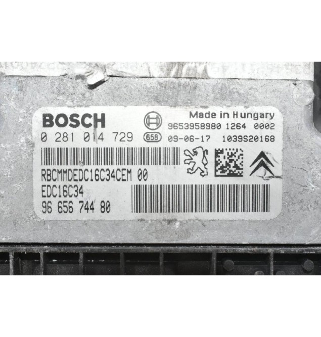 Εγκέφαλος Peugeot 3008 / Citroen C4 Picasso 1.6 HDI 2006-2015 9665674480 9653958980 0281014729