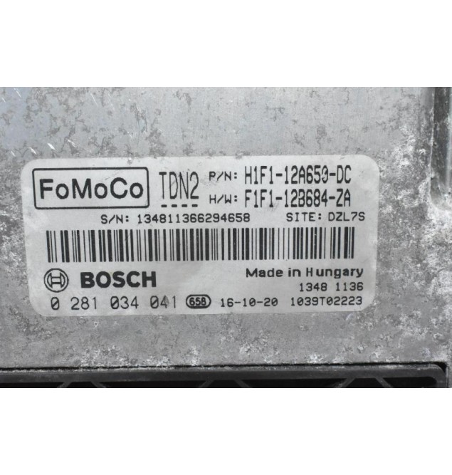 Εγκέφαλος Ford Focus 1.5 TDCI 2011-2020 H1F1-12A650-DC F1F1-12B684-ZA 0281034041 1039T02223