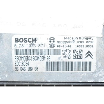 Εγκέφαλος Citroen Berlingo / Peugeot 1.6 HDI 2005-2016 9664618080 0281013871 9653958980 1039S18952