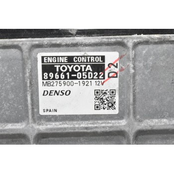 Εγκέφαλος Toyota Avensis 2.0 D4D 2008-2013 89661-05D22 MB275900-1921