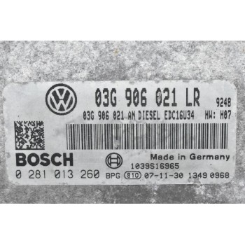 Εγκέφαλος Volkswagen Passat / Touran 1.9 TDI 2001-2010 BOSCH 03G906021LR 03G906021 0281013260 1039S16965 (Seat / Audi / Skoda)