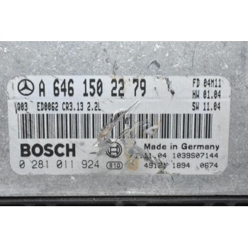 Εγκέφαλος Mercedes-Benz E220 W211 2.2 CDI 2002-2012 A6461502279 0281011924 1039S07144