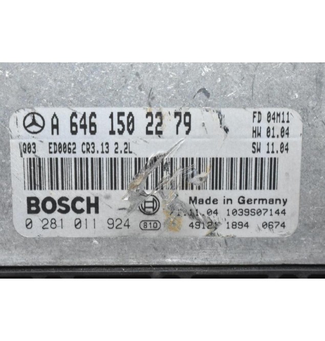 Εγκέφαλος Mercedes-Benz E220 W211 2.2 CDI 2002-2012 A6461502279 0281011924 1039S07144