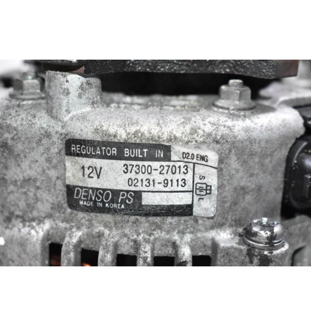 Δυναμό Hyundai Santa Fe 2.2 CRDi D4EA 2005-2012 37300-27013 02131-9113 (Εξόστερ Πίσω)