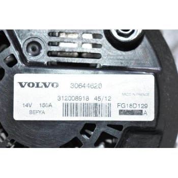 Δυναμό Volvo S60 / V60 / S80 / V40 / V70 B4164T 2010-2015 30644628 150A (Γνήσιος)