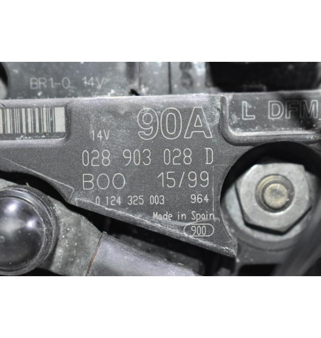 Δυναμό Audi A3 1.8T 20VT / 1.6 AGU AKL 1998-2004 028903028D 0124325003 90A (Volkswagen Golf - Seat - Skoda)