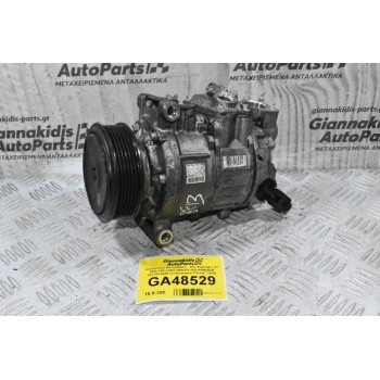 Κομπρεσέρ Aircondition - A/C Audi A4 1.8T BFB 2001-2007 DENSO 8E0260805CB 447190-6685 (Volkswagen Passat - Golf) (Μικρο Σπάσιμο Στην Τροχαλια)