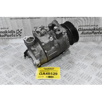 Κομπρεσέρ Aircondition - A/C Audi A4 1.8T BFB 2001-2007 DENSO 8E0260805CB 447190-6685 (Volkswagen Passat - Golf) (Μικρο Σπάσιμο Στην Τροχαλια)