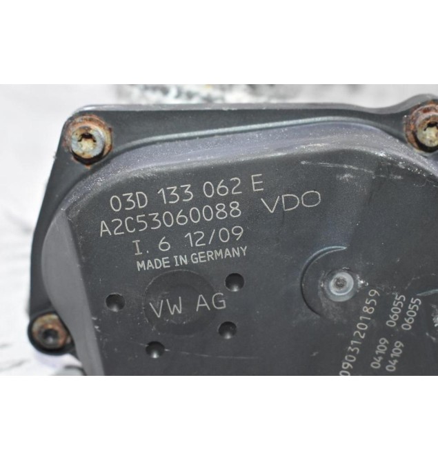 Πεταλούδα Γκαζιού Volkswagen Polo 1.2 BZG 2004-2016 03D133062E A2C53060088 (Γνήσια) (Audi A1 - Seat Ibiza - Skoda)