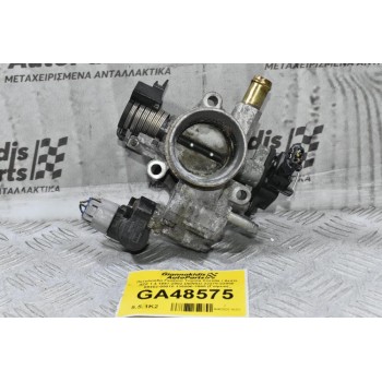 Πεταλούδα Γκαζιού Toyota Corolla / Auris 4ZZ 1.4 1997-2002 DENSO 22270-22050 89452-05010 136800-1580 (Γνήσια)