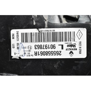 Φανάρι Πίσω Αριστερά Renault Megane 2015-2022 265558061R 90197863 (Γνήσιο)