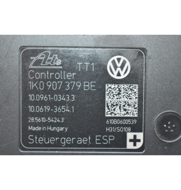 Μονάδα ABS Volkswagen Golf - Scirocco 2006-2015 1K0907379BE 1K0614517CR (Γνήσια) (Eos Caddy Touran Jetta Beetle) (Seat Leon / Skoda Octavia / Audi A3)