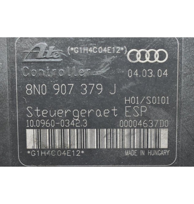 Μονάδα ABS Audi TT / S3 1998-2007 8N0907379J 8N0614517H (Γνήσια)