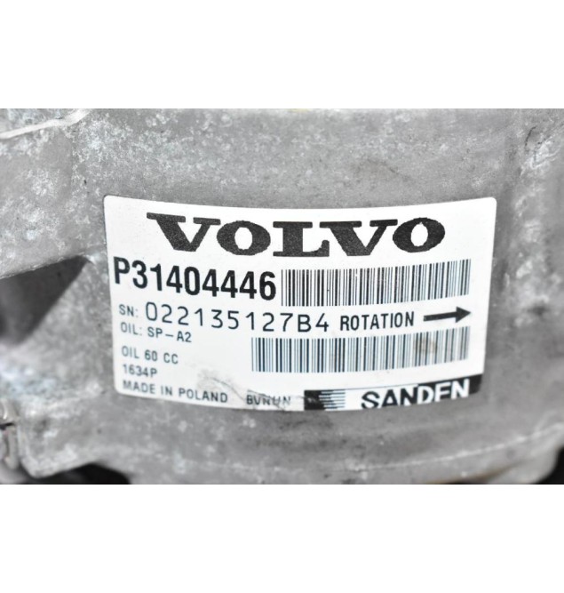 Κομπρεσέρ Aircondition - A/C Volvo V40 S60 V60 V70 B4164T 2012-2020 31404441 (Γνήσιο)