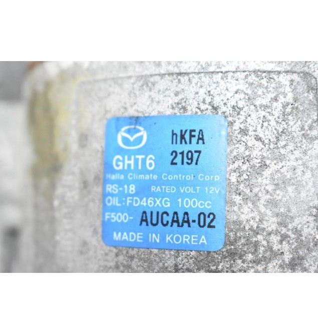 Κομπρεσέρ Aircondition - A/C Mazda CX-5 / 6 2.2 Diesel SH 2012-2020 F500-AUCAA-02 (Γνήσιο)
