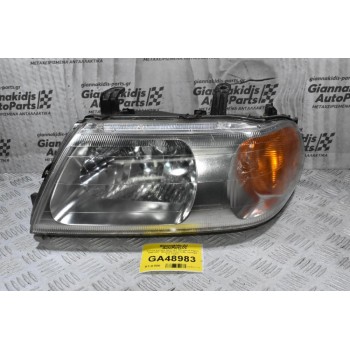 Φανάρι Εμπρός Αριστερά Mitsubishi Pajero 1998-2007 100-87416 (Sport) (Με Χτύπιμα Στο Τζάμι)