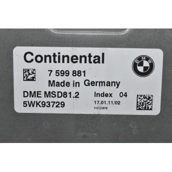 Εγκέφαλος Bmw E90 E81 E87 N43B20A 2005-2010 7599881 DME 5WK93729 (320 120 520)