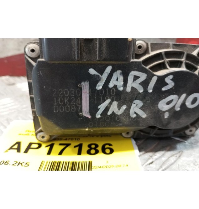 Πεταλούδα Γκαζιού Toyota Yaris Κωδ.Κινητηρα 1NR 2006-2012 6 pins 22030-47010