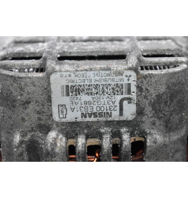 Δυναμό Nissan Navara D40 - Cabstar 2.5 DCI YD25 2005-2010 23100-ΕΒ31Α A3TG2681AE 130A