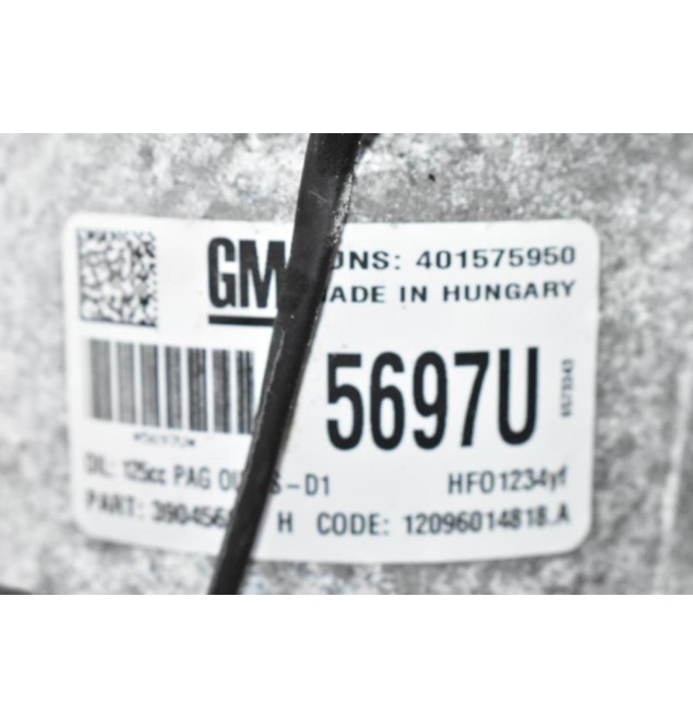 Κομπρεσέρ Aircondition A/C Opel Astra 1.6 B16DTH 140A 14V 2014-2019 39045697 401575950 (Mokka Insignia Zafira) (Γνήσιος)