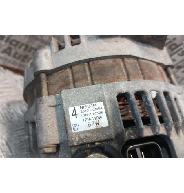 Δυναμό Nissan X-Trail Κωδ.Κινητηρα QR20 2001-2005 23100AU40A