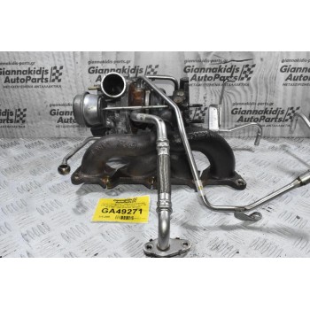 Turbo / Τουρμπίνα - Πολλαπλη Εξαγωγής Volkswagen Golf / Polo / Scirocco 1.4cc TSI BLG BMY 2008-2015 03C145701K 5303970099 K032074DAB42-142 (Seat - Skoda - Audi)