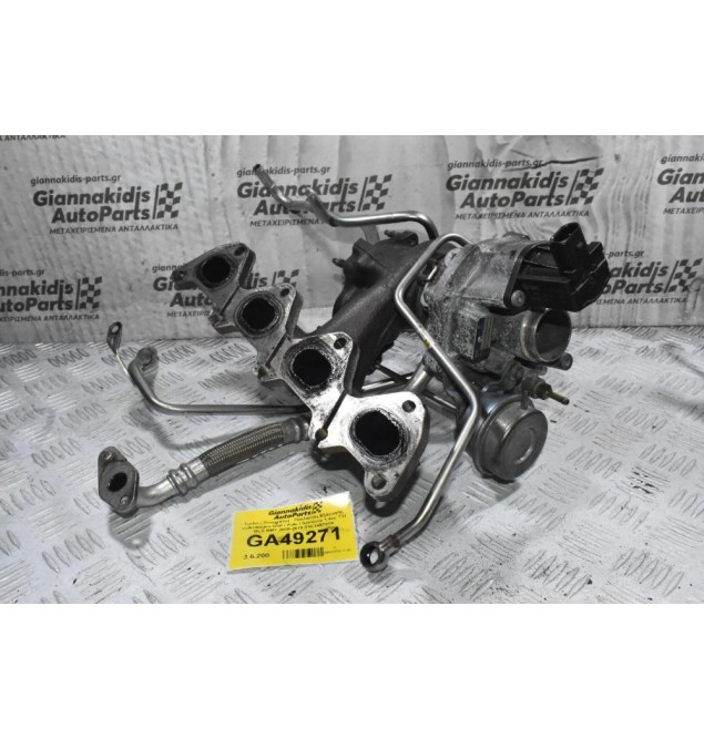 Turbo / Τουρμπίνα - Πολλαπλη Εξαγωγής Volkswagen Golf / Polo / Scirocco 1.4cc TSI BLG BMY 2008-2015 03C145701K 5303970099 K032074DAB42-142 (Seat - Skoda - Audi)