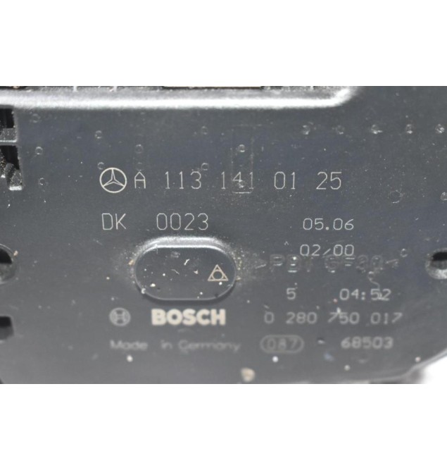 Πεταλούδα Γκαζιού Mercedes-Benz ML 350 3.5 272967 V6 2004-2010 BOSCH A1131410125 0280750017