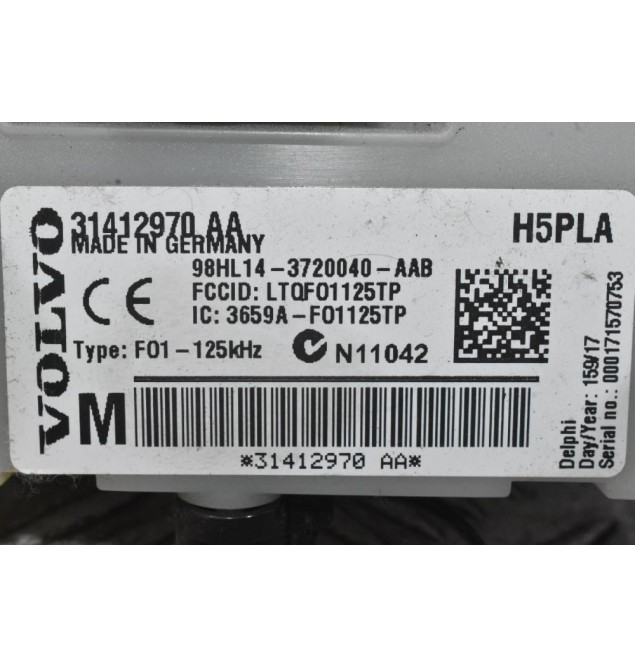 Ασφαλειοθήκη / Πλακέτα Καμπίνας Volvo S60 CX60 2010-2020 31412970AA (Γνήσια)