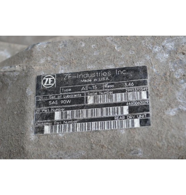 Διαφορικό Πίσω Mercedes-Benz ML 320 2000-2008 (ΒΗΜΑ 3.46 AE-155 ZF) 4460060029 (Σπασμενη βαση)