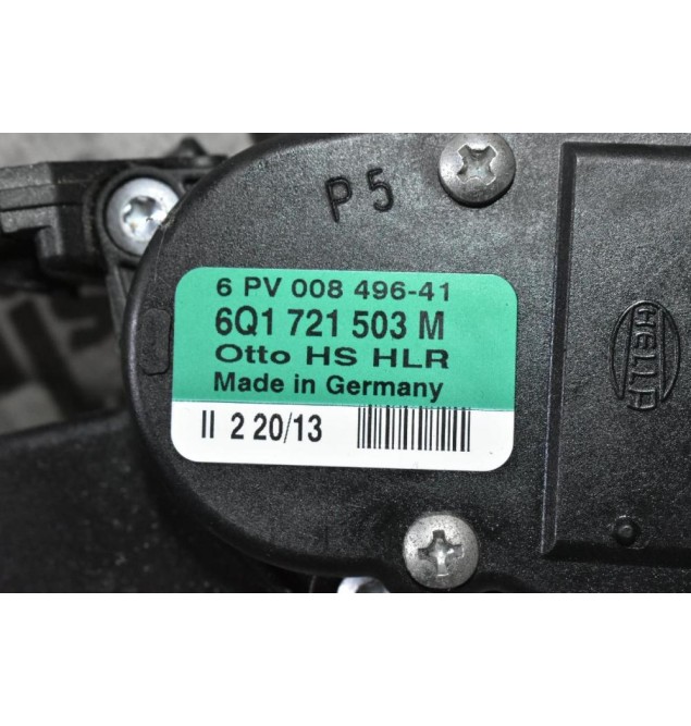 Πεντάλ Γκαζιού Ηλεκτρικό - Ποντεσιόμετρο Volkswagen Amarok 2010-2018 (Γνήσιο) 6Q1721503M 6PV008496-41 (Seat Audi Skoda)