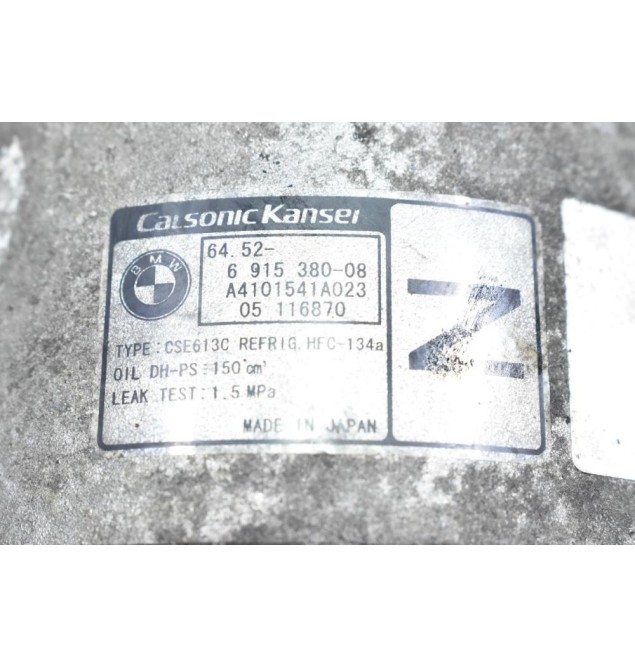 Κομπρεσέρ Aircondition - A/C Bmw E87/E90 2.0 N46B20B 2004-2008 691538008 A4101541A023